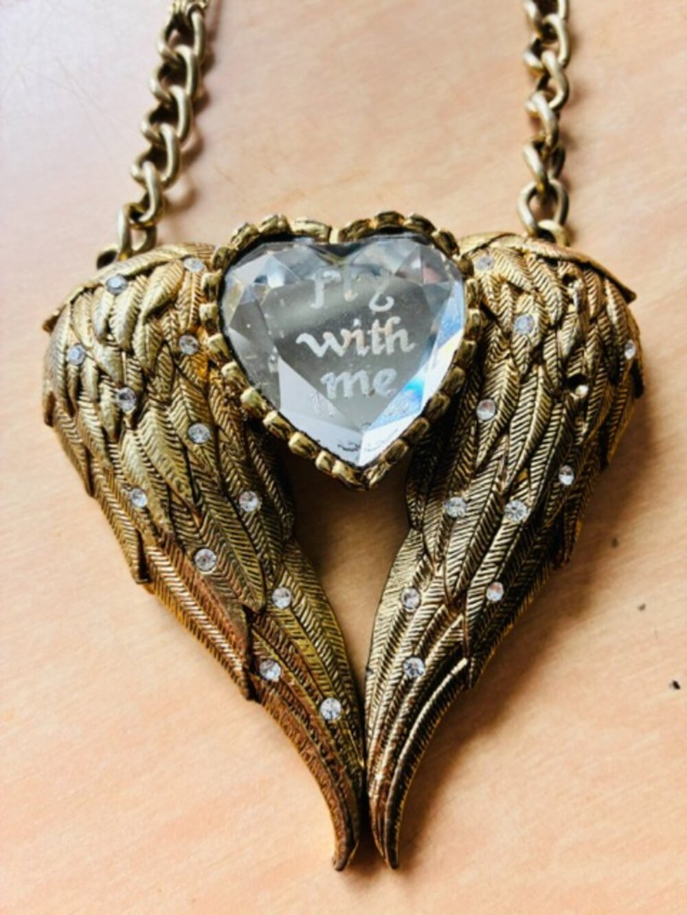 Rare Vintage Betsey Johnson "Fly with Me" necklace - Picture 5 of 5